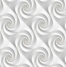 A captivating 3D illustration of seamless, swirling geometric patterns, ideal for wallpapers and