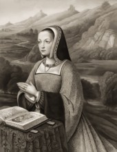 Queen Anne of Brittany, digitally altered