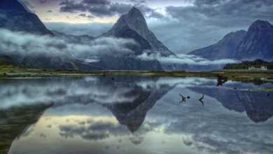 New Zealand, South Island, Milford Sound, Milford Sound, South Island, New Zealand