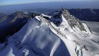New Zealand, South Island, Mt. Cook summit, snow, mountain, Aoraki, New Zealand Alps, landscape,
