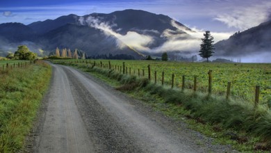 New Zealand, landscape, South Island, Owens Valley, valley, New Zealand