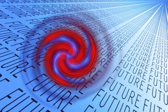 Symbolic picture, future future perspective, swirl, rotation, movement, dynamism, hope,