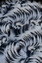 Stunning black and white microscopic image showcasing intricate patterns of salicylic acid