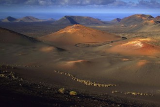 Canary Islands, Lanzarote, Timanfaya National Park, Dunes, Lanzarote, Canary Islands, Spain