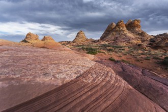 A unique sandstone formations in Coyote Buttes, Paria Canyon-Vermilion Cliffs Wilderness, Arizona