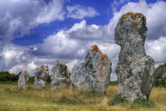 France, Brittany, Allignements, Camaret sur Mer, stone rows, Brittany, France