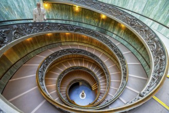 Spiral staircase Vatican Rome Pope Leo (built-in) Italy