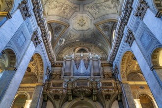 Organ of the Saint-Jean-Baptiste church in Bastia, Corsica, France