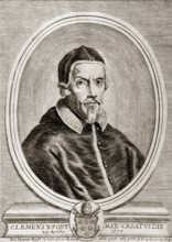 Pope Clement X, 1590 – 1676, was Pope from 1670 to his death in 1676