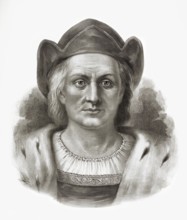 Christopher Columbus, 1451, 1506, Italian navigator, digitally optimized