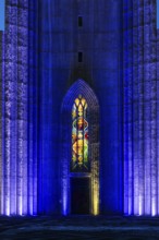Hallgrímskirkja, Evangelical Lutheran Parish Church of the Icelandic State Church, Blue Hour,