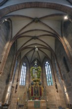 Chancel of the Church of St Nicholas and St Ulrich, nave built around 1400, Kirchenberg 15,