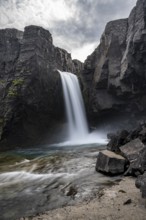 Folaldafoss Waterfall, Öxi Pass, Berufjarðará River, Austurland, Iceland