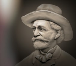 Giuseppe Verdi, 1813 – 1901, Italian opera composer, digitally edited
