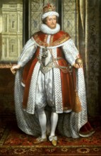 James VI and I, James Charles Stuart, 1566 – 1625, King of England, Scotland and Ireland, digitally