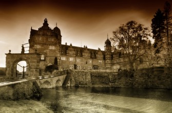 Schloss Haemelschenburg Castle near Hamelin, Weserbergland, Lower Saxony, Germany, Europe, Das