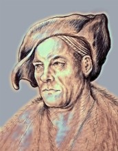 Portrait of Jakob Fugger, 1459, 1525, German businessman, digitally edited