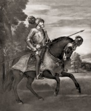 Charles V, 1500, 1558, Emperor of the Holy Roman Empire, at the Battle of Mühlberg, 1547