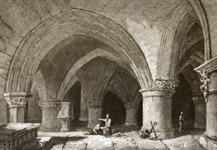 Die Krypta der Kathedrale von Glasgow oder High Kirk of Glasgow oder St Kentigern's oder St Mungo's