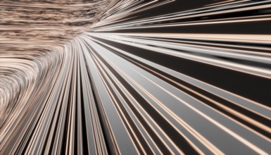 A captivating 3D render showcasing dynamic waves inspired by Ethereum The flowing lines and elegant