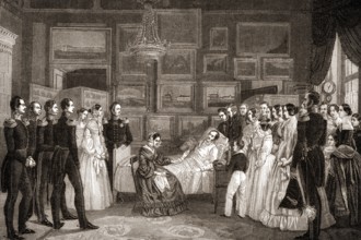 Death of Frederick William III or Friedrich Wilhelm III., 1770 - 1840, king of Prussia