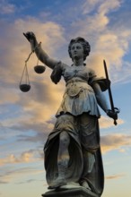 Justizia in Frankfurt am Main, Frankfurt am Main, Hesse, Federal Republic of Germany