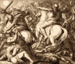 Joshua Commanding the Sun to Stand Still upon Gibeon, Old Testament, by Julius Schnorr von