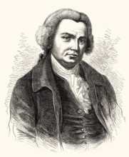 Portrait of John Smeaton, 1724, 1792, the English engineerfather of civil engineering