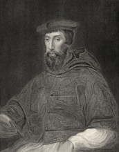 Reginald Pole, 1500-1558, englischer Kardinal der römisch-katholischen Kirche, Erzbischof von