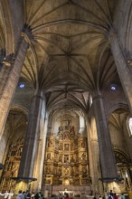 Church, interior view, Iglesia de San Vicente, San Sebastian, Donostia, Basque Country, Northern