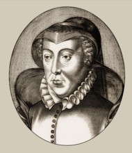 Catherine de' Medici, 1519 – 1589, an Italian noblewoman, Queen consort of France