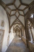 Late Gothic cloister, Eichstätt Cathedral, Upper Bavaria, Germany