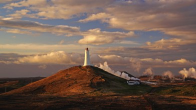 Iceland, Krysuvik-Seltun, geothermal area, lighthouse, Europe, Reykjavik