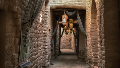 Middle East, Saudi Arabia, Al Ula, Old Town, Alley