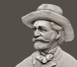 Giuseppe Verdi, 1813 – 1901, Italian opera composer, digitally edited