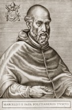 Pope Marcellus II, 6 May 1501 – 1 May 1555, born Marcello Cervini degli Spannochi, pope from 9