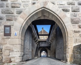 The Einersheimer Tor, Iphofen, Lower Franconia, Mainfranken, Bavaria, Germany