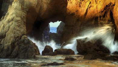 Pfeiffer Beach, rocks, Atlantic Ocean, surf, beach, California, USA, Atlantic coast, Pfeiffer
