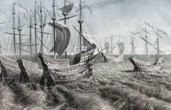 Englische Segelboote, 16. Jahrhundert