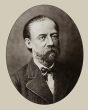 Bedrich Smetana, 1824 – 1884, Czech composer, digital edited according to a photograph