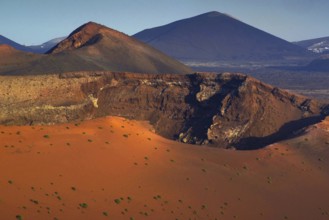 Canary Islands, Lanzarote, Timanfaya National Park, Dunes, Lanzarote, Canary Islands, Spain