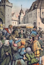 Martin Luther at the imperial Diet or Reichstag of Worms, Edict of Worms, 1521