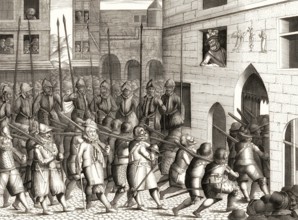 Departure of Spanish troops from Paris, 22 March 1594