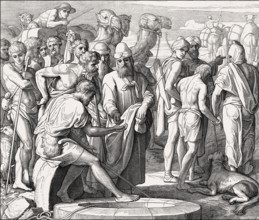 Joseph Is Sold by His Brothers, Old Testament, by Julius Schnorr von Carolsfeld, 1860