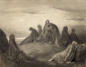 Israelite Women Mourn with Jephthah's Daughter, Gustave Doré