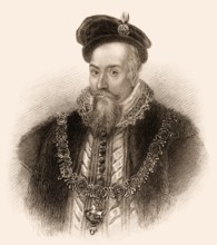 Robert Dudley, 1. Earl of Leicester, 1532-1588, englischer Adliger und enger Freund von Elisabeth I