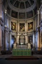 Interior view, choir, altar, monastery church Igreja Santa Maria de Belém, Hieronymites monastery