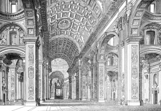 Inside the St. Peter's Basilica, Vatican, Rome, 16th century