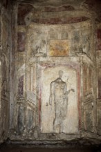 Wall fresco in the Historic Villa San Marco, Stabiae, Castellammare di Stabia, Campania, Italy