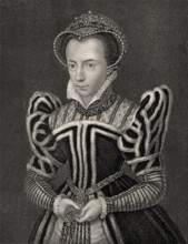 Maria I., 1516-1558, die Königin von England und Irland
